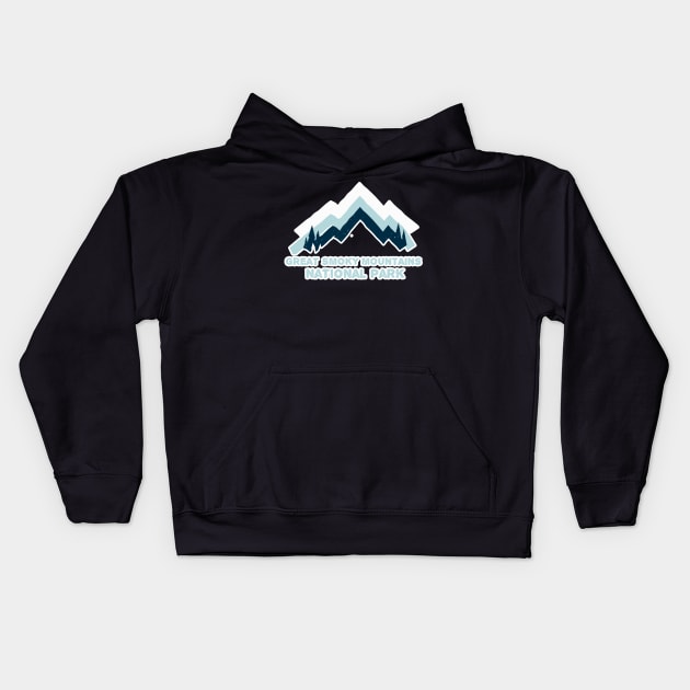 Great Smoky Mountains National Park Gifts Kids Hoodie by roamfree
